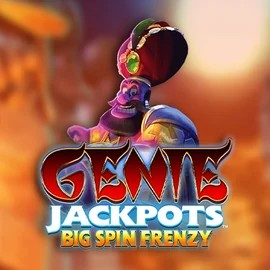 Genie Jackpots: Big Spin Frenzy game by Blueprint Gaming – logo hosted on Paradise Play Casino