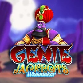 Official Jackpots logo: Genie Jackpots Wishmaker by Blueprint Gaming at Paradise Play Casino