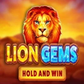 Lion Gems Hold and Win slot icon by Playson, available at Paradise Play Casino