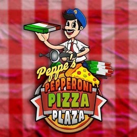 Peppe’s Pepperoni Pizza Plaza logo by Pragmatic Play Paradise Play Casino