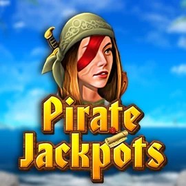 Pirate Jackpots logo by Belatra Games at Paradise Play Casino