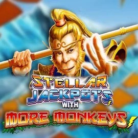 Stellar Jackpots with More Monkeys by Lightning Box Game, showcased at paradise-plays.nl – game logo